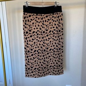 NWT Jade by Jane leopard skirt. Size: XL